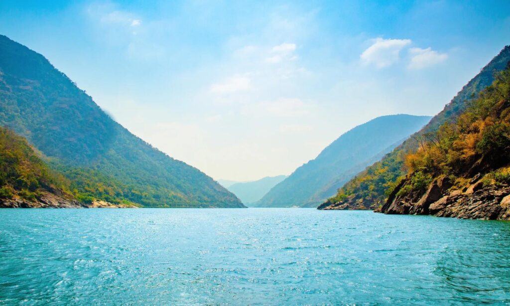 Papikondalu nature paradise with picturesque hills and peaceful waters